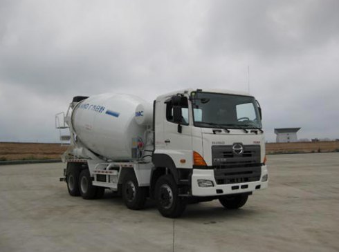 广汽日野 700系列 350马力 8×4 混凝土搅拌运输车(YC5310GJBFY2PU)整拆件