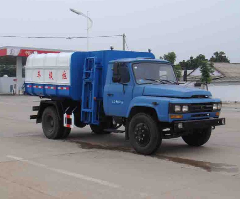 湖北合力 神狐 140马力 4×2 自装卸式垃圾车(HLQ5105ZZZE)整拆件