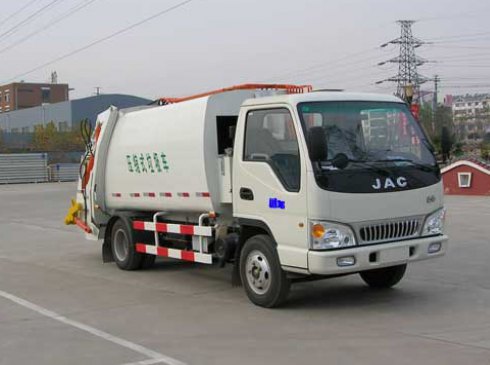 湖北江南 江特 115马力 4×2 压缩式垃圾车(JDF5060ZYSJAC)整拆件