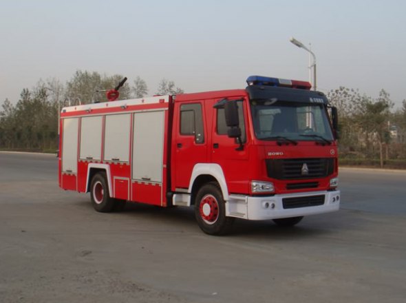 湖北江南 江特 290马力 4×2 泡沫消防车(JDF5190GXFPM70Z)整拆件