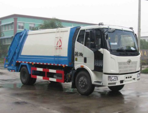湖北新中绿 中洁 160马力 4×2 压缩式垃圾车(XZL5123ZYS4CA)整拆件