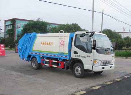湖北新中绿 中洁 120马力 4×2 压缩式垃圾车(XZL5070ZYS4)整拆件
