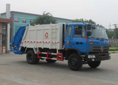 湖北新中绿 中洁 160马力 4×2 压缩式垃圾车(XZL5161ZYS4)整拆件