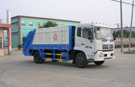 湖北新中绿 中洁 160马力 4×2 压缩式垃圾车(XZL5120ZYS4)整拆件
