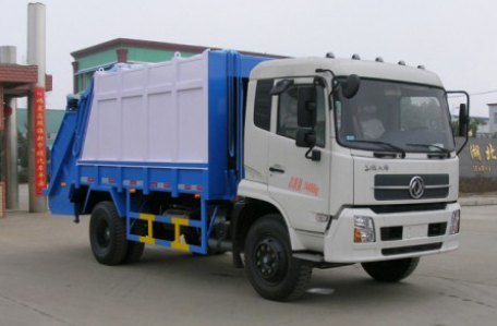 湖北新中绿 中洁 180马力 4×2 压缩式垃圾车(XZL5140ZYS3)整拆件