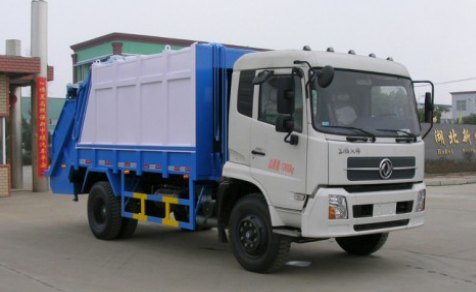 湖北新中绿 中洁 180马力 4×2 压缩式垃圾车(XZL5120ZYS3)整拆件