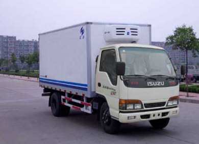 郑州红宇 95马力 4×2 冷藏车(HYJ5040XLC5)整拆件