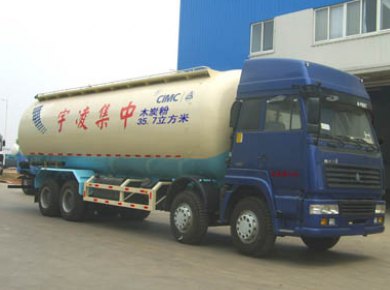 中集凌宇 270马力 8×4 粉粒物料运输车(CLY5319GFL)整拆件