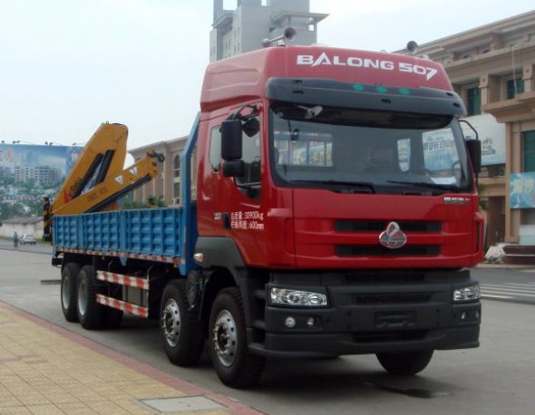 韶起重机 韶液 340马力 8×4 随车起重运输车(SGQ5313JSQLH)整拆件