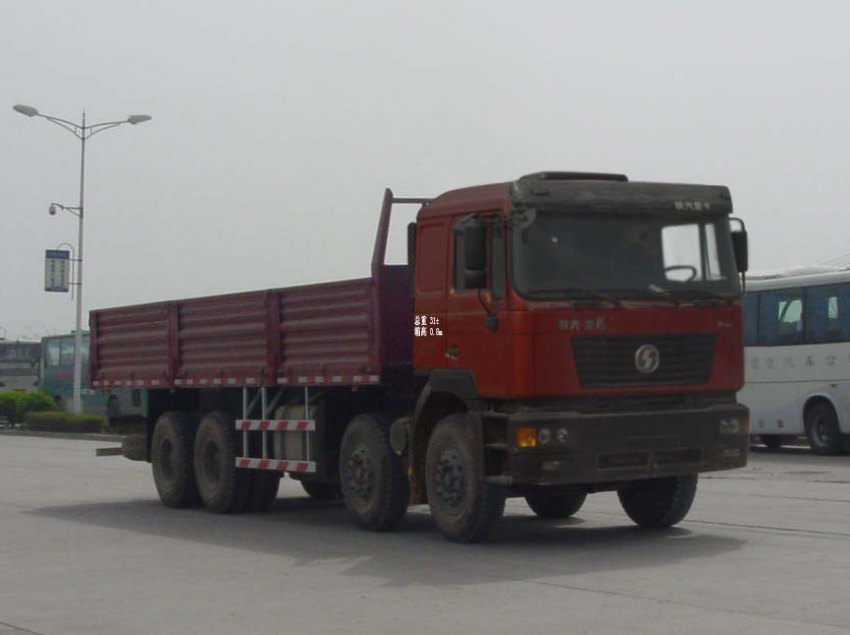 陕汽 德龙F2000重卡 290马力 8×4 栏板载货车(SX1315NN306)整拆件