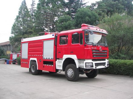 陕西银河 270马力 4×4 泡沫消防车(BX5190GXFPM70S)整拆件