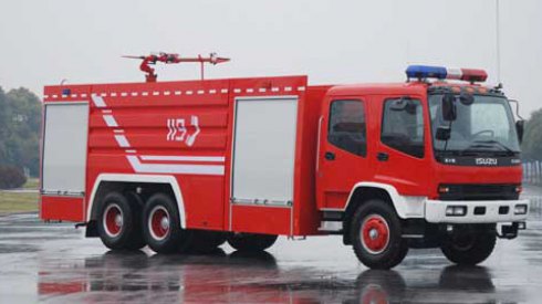 上海格拉曼 上格 240马力 6×4 泡沫消防车(SGX5240GXFPM110)整拆件