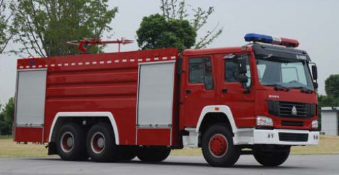 上海格拉曼 上格 336马力 6×4 泡沫消防车(SGX5310GXFPM150)整拆件