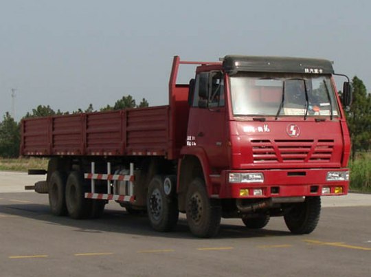 陕汽 奥龙重卡 300马力 8×4 栏板载货车(SX1315TR406)整拆件