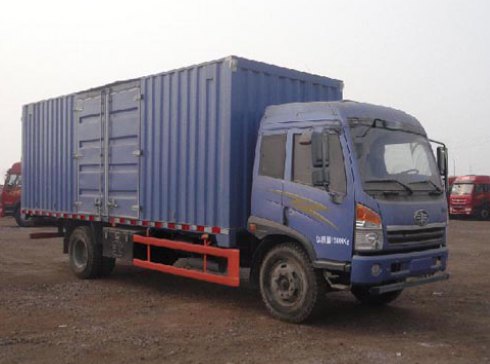 青岛解放 赛龙中卡 190马力 4×2 厢式载货车(CA5160XXYPK2L5NA80-3)整拆件