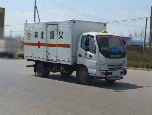 福田汽车 奥铃 141马力 4×2 爆破器材运输车(BJ5069XQY-FA)整拆件