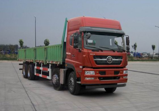 中国重汽 斯太尔M5G 重卡 310马力 8×4 栏板式 排半 载货车(ZZ1313N466GD1)整拆件