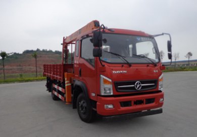 大运（湖北） 运途 120马力 4×2 随车起重运输车(DYQ5120JSQ1)整拆件