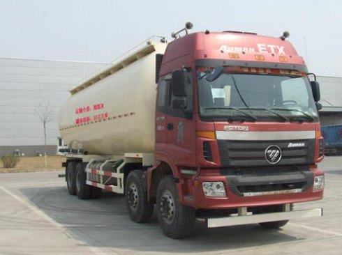 福田汽车 欧曼ETX6系 336马力 8×4 低密度粉粒物料运输车(BJ5313GFL-XC)整拆件