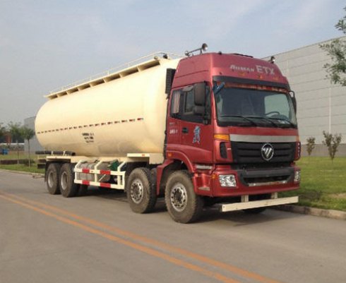 福田汽车 欧曼ETX9系 350马力 8×4 低密度粉粒物料运输车(BJ5313GFL-XB)整拆件