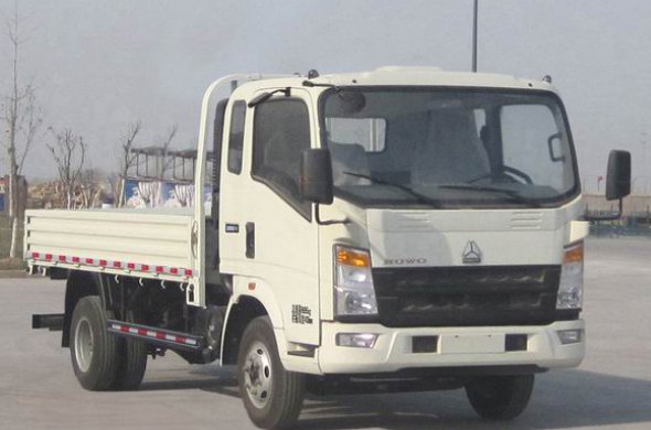 中国重汽 HOWO 悍将 轻卡 170马力 4×2 栏板式 排半 载货车(ZZ1047F341CE145)整拆件