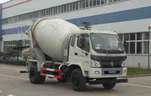 福田汽车 欧曼ETX 140马力 4×2 混凝土搅拌运输车(BJ5163GJB-FA)整拆件
