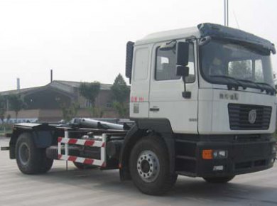 陕汽重卡 德龙F2000 270马力 4×2 车厢可卸式垃圾车(SX5165ZXXDN461)整拆件
