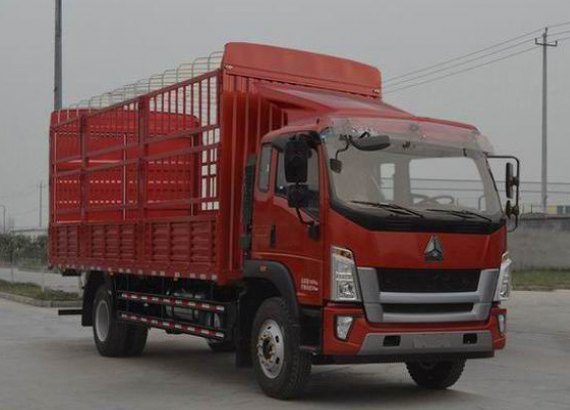 中国重汽 HOWOG5X 中卡 210马力 4×2 仓栅式 排半 载货车(ZZ5187CCYG421DE1)整拆件