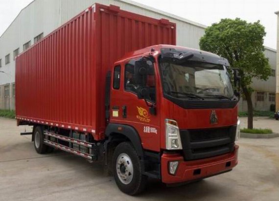 中国重汽 HOWOG5X 中卡 2100马力 4×2 厢式 排半 载货车(ZZ5187XYKG561DE1)整拆件
