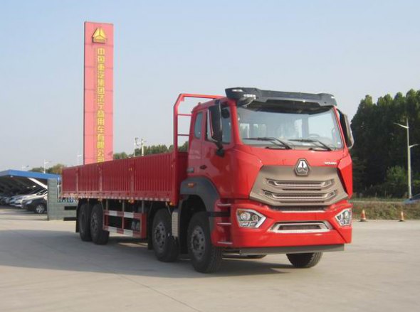 中国重汽 豪瀚J5G 重卡 280马力 8×2 栏板式 排半 载货车(ZZ1315N46G3E1)整拆件