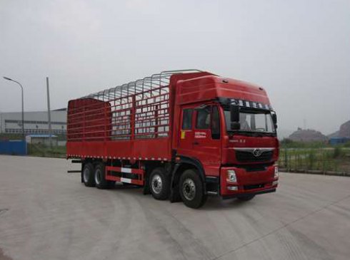中国重汽 豪曼H5 重卡 310马力 8×4 仓栅式 排半 载货车(ZZ5318CCYM60EB0)整拆件