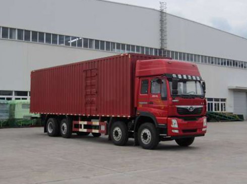 中国重汽 豪曼H5 重卡 310马力 8×2 厢式 排半 载货车(ZZ5318XXYKM0EK0)整拆件