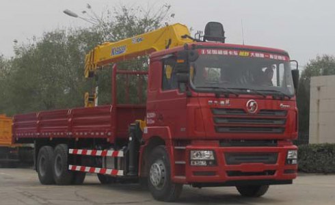 陕汽重卡 德龙F3000 300马力 6×4 随车起重运输车(SX5256JSQDN584)整拆件