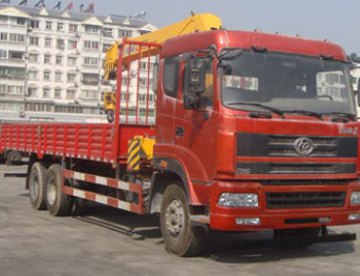 湖北三环 昊龙 260马力 6×4 随车起重运输车(STQ5259JSQS4)整拆件