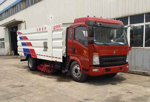 重汽华威 驰乐 180马力 4×2 扫路车(SGZ5109TSLZZ5)整拆件