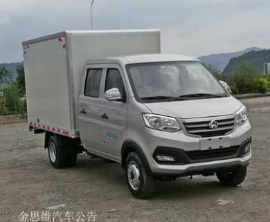 长安跨越 跨越王X3 112HP 汽油 厢式 双排 载货车SC5031XXYAAS5G