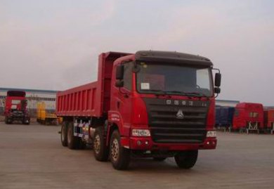 中国重汽 豪运重卡 320马力 8×4 压缩天然气自卸车(ZZ3315N4265C2L)整拆件