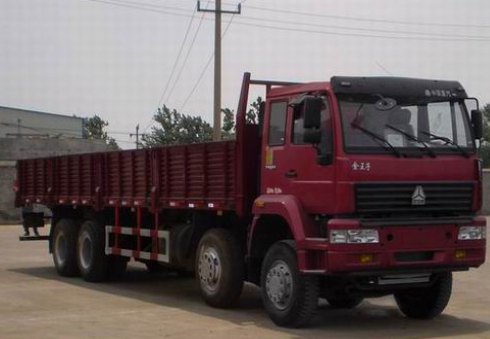 中国重汽 金王子重卡 270马力 8×4 栏板载货车(ZZ1311M4661C1B)整拆件