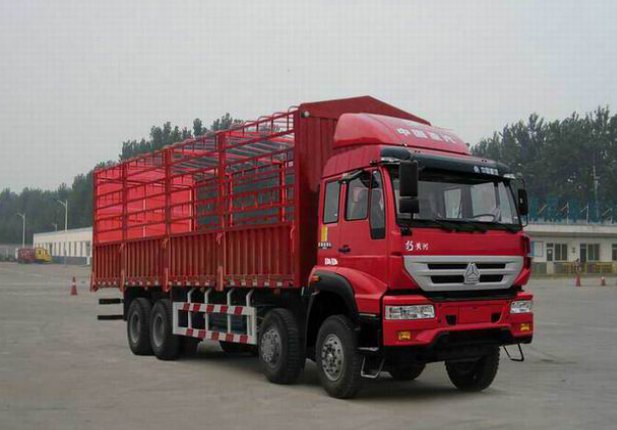 中国重汽 新黄河重卡 260马力 8×4 仓栅载货车(ZZ5314CCYK4766C1)整拆件