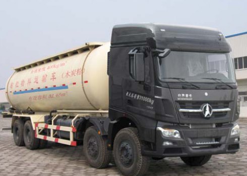 北奔重汽 北奔V3 375马力 8×4 低密度粉粒物料运输车(ND5310GFLZ00)整拆件