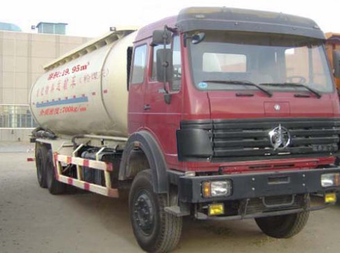 北奔重汽 北奔NG80 300马力 6×4 粉粒物料运输车(ND5254GFLZ)整拆件