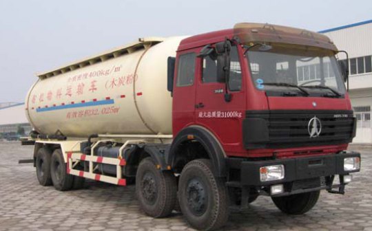 北奔重汽 北奔NG80 300马力 8×4 低密度粉粒物料运输车(ND5314GFLZ)整拆件